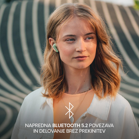 URBANISTA COPENHAGEN brezžične slušalke, Bluetooth® 5.2, TWS, do 32 ur predvajanja, upravljanje na dotik, IPX4 vodoodpornost, USB Type-C, bele (Pure White)