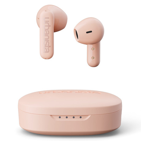 URBANISTA COPENHAGEN brezžične slušalke, Bluetooth® 5.2, TWS, do 32 ur predvajanja, upravljanje na dotik, IPX4 vodoodpornost, USB Type-C, roza (Dusty Pink)