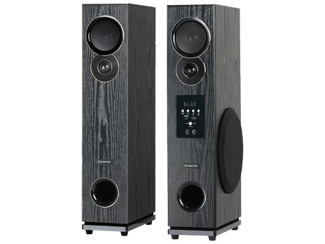 MANTA SPK0801X160D TALOS Hi-Fi zvočni sistem, KARAOKE, STEREO zvok, Bluetooth 5.0, HDMI ARC, FM Radio, USB / microSD / 2x MIC-in, + daljinski upravljalnik, lesen, črn