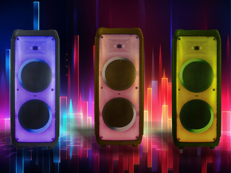 MANTA SPK1202B250 KRIOS prenosni KARAOKE zvočnik, Bluetooth, TWS, Equalizer, polnilna baterija, Super Bass, USB / microSD / AUX / MIC-in, + mikrofon, + daljinec, črn