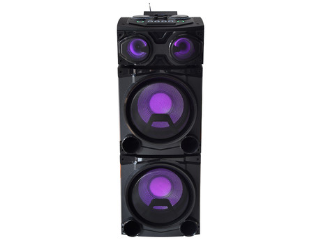 MANTA SPK5520 prenosni KARAOKE zvočnik, Bluetooth, 300W RMS, Equalizer, X-Bass, FM Radio, USB / microSD / MIC-in, črn