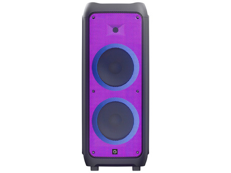 MANTA SPK5450 PHANTOM prenosni KARAOKE zvočnik, Bluetooth 5.0, 30.000W P.M.P.O., TWS, Equalizer, polnilna baterija, X-Bass, FM Radio, USB / microSD / AUX / MIC-in, črn