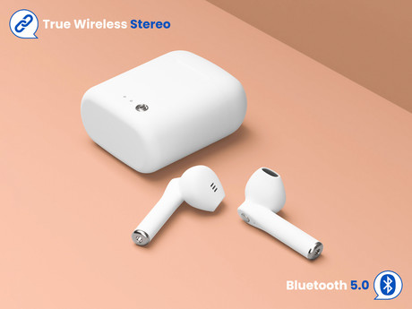 EOL - LEDWOOD APOLLO R brezžične slušalke , TWS, BT5.0, Voice, bele