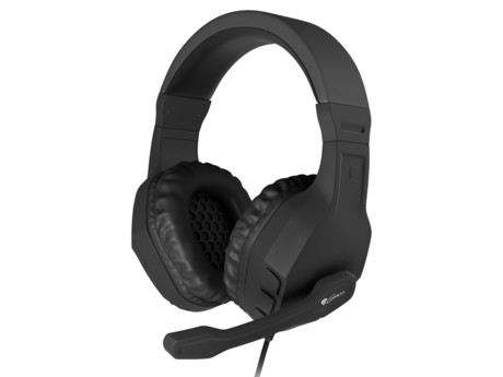 GENESIS ARGON 200 gaming naglavne slušalke, 2.0 STEREO zvok, mikrofon, tehnologija Noise Reduction, nadzor glasnosti, pleten kabel, mini jack 3.5mm, črne