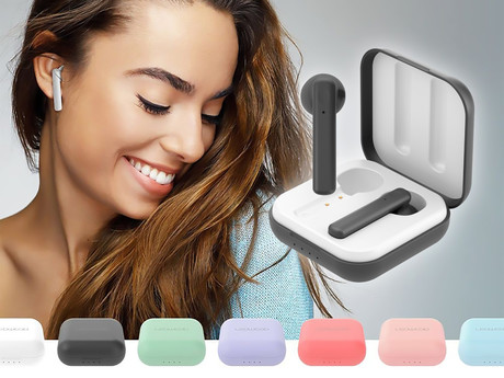 EOL - LEDWOOD HUBBLE brezžične slušalke, TWS, BT5.0, Voice, Touch, črne