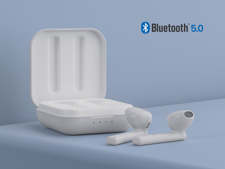 EOL - LEDWOOD HUBBLE brezžične slušalke, TWS, BT5.0, Voice, Touch, bele
