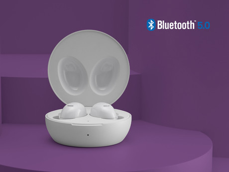 EOL - LEDWOOD LUNA brezžične slušalke, TWS, BT5.0, Voice, Touch, Brezžično polnjenje, bele