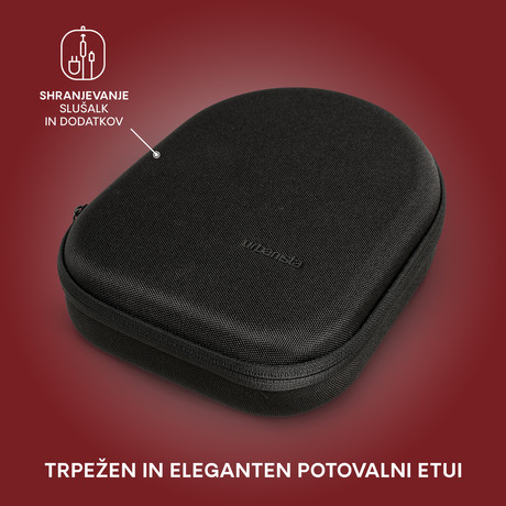 URBANISTA MIAMI naglavne brezžične slušalke, Bluetooth, ANC, do 50ur, Ruby Red ( rdeče)