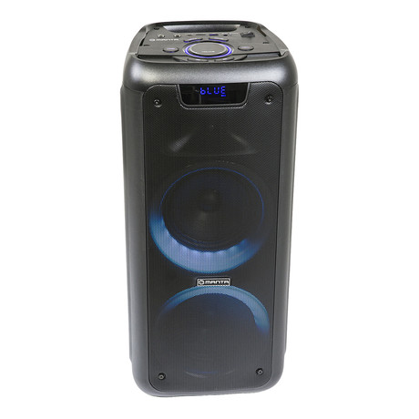 EOL - MANTA SPK5210, Karaoke, vgrajena baterija, Bluetoth/USB/MP3/RADIO FM, Disco LED lučke, TWS, 4.000W P.M.P.O