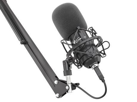 EOL - GENESIS Radium 400, profesionalni namizni mikrofon, za GAMING, STREAMING ali SPLETNO komunikacijo, popolnoma nastavljiv , USB, kabel 2.5m