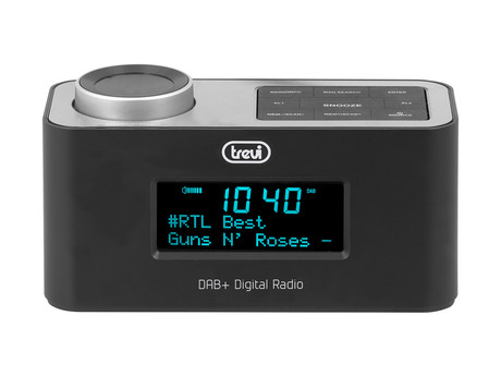 TREVI RC 80D6 Radio alarm ura + DAB/DAB+/FM Radio, USB polnilec