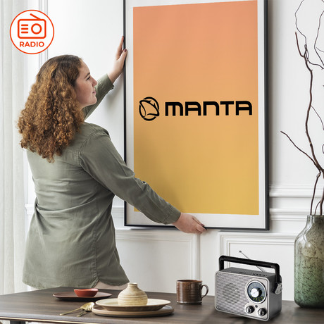 EOL - MANTA RDI-FM3AN Radio Bluetooth zvočnik, BT/USB/MicroSD/Radio FM/AUX-in, vgrajena baterija, RETRO, Vintage