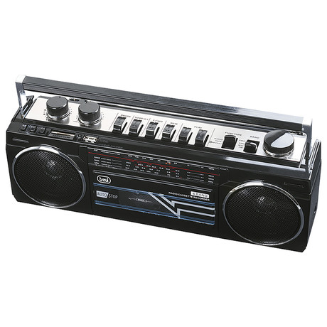 TREVI RR 501 BT Radijski kasetofon s tehnologijo Bluetooth črn