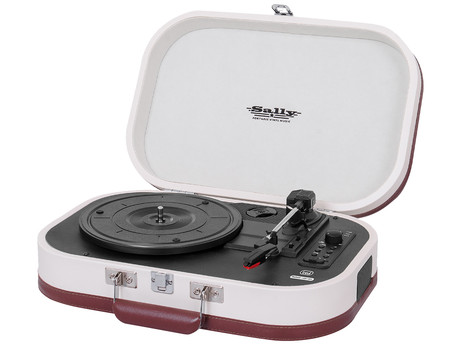 TREVI TT 1020 SALLY BT Prenosni gramofon s tehnologijo Bluetooth, USB, AUX-IN, RCA, bež (beige)