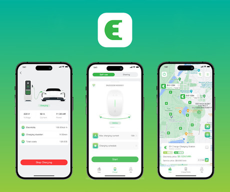 Platinet PWBS11KW EV polnilna postaja za električna vozila, 11kW, 16A, TYPE 2, Plug & Play / RFID kartice / OCPP/ aplikacija, LED indikator, IP65 & IK10 odpornost, varnostne zaščite, črna