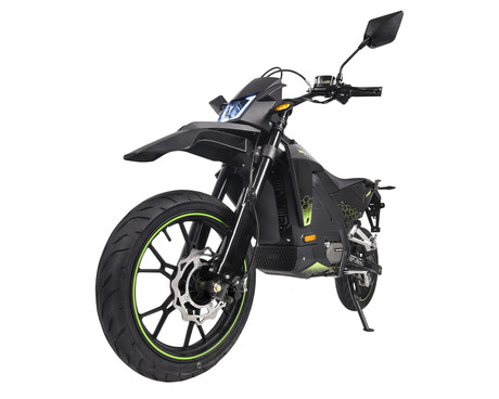 Električni motor MS ENERGY CYBER, 3000W, 45km/h, doseg 100km, LED osvetlitev, LCD zaslon, B kategorija, črno zelen