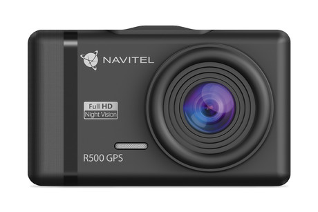 NAVITEL R500 GPS avto kamera, Full HD, Night Vision, G-senzor, GPS, aplikacija, darilni bon, črna