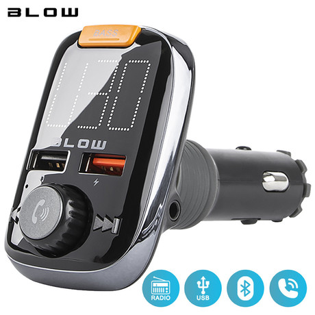 BLOW FM Oddajnik 74-154, Bluetooth 5.0 + polnilec QC3.0 + prostoročno telefoniranje