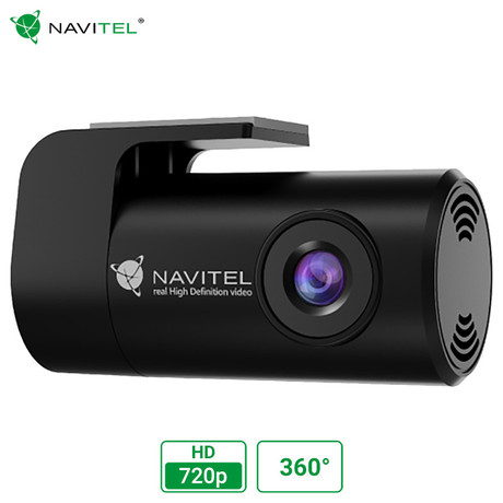 Vzvratna avto kamera NAVITEL CAM, povezovanje z avto kamerami Navitel, HD 720p ločljivost, 360° vrtenje, črna