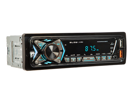 Avtoradio BLOW X-PRO, FM Radio, Bluetooth, 4x25W, aplikacija, MP3 / USB / SD / AUX-in, daljinski upravljalnik