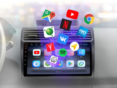 Avtoradio BLOW AVH9930, Android, 7-palčen zaslon na dotik, 2 DIN, 2GB RAM + 32GB ROM, FM Radio / Bluetooth / RDS / USB / AUX-in, GPS, Mirror LINK, črn