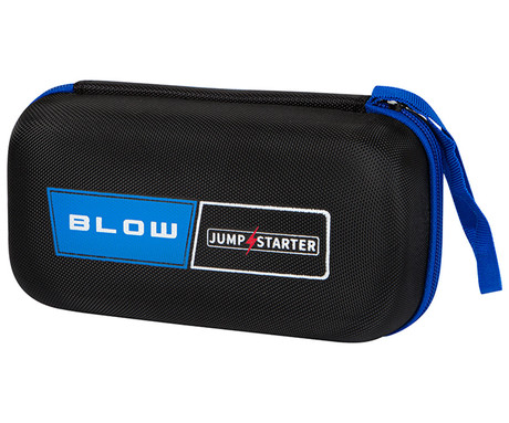 BLOW JS-24 zagonska baterija / jump starter, 12.000 mAh, powerbank, zaščita, varnostni dodatki, LED, 2000A, 2x USB, torbica