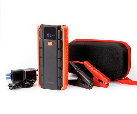 Platinet PMPBC12 zagonska baterija / jump starter, 1000A, 12.000mAh, powerbank, Power Delivery, 2x USB Type-A, 1x USB Type-C, digitalni zaslon, LED luč, +torbica