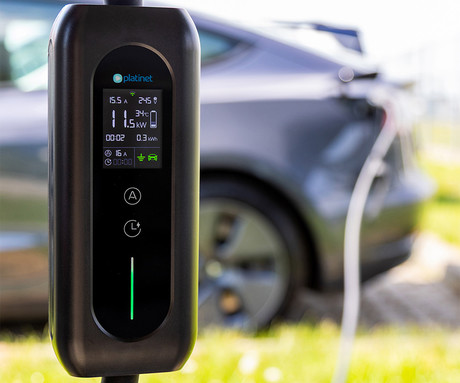 PLATINET PPCW5M11 pametni EV električni polnilec, prenosni, 11kW, 16A, TYPE 2, 5m, 3-fazni, aplikacija Tuya Smart, WIFI, Bluetooth, za električna / hibridna vozila, LCD zaslon, +torba