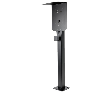 PLATINET PEVSTAND UNIVERSAL stojalo / steber za EV polnilno postajo, za vse vrste Wallbox EV polnilnic, adapter, zaščitna streha, držalo za kabel, galvanizirano jeklo, 130x20x20cm, črno