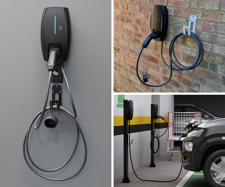 Platinet PWB11KWS EV polnilna postaja za električna vozila, 11kW, 16A, 7m kabel, TYPE 2, Plug & Play / RFID kartice / OCPP/ aplikacija, LED indikator, IP65 & IK10 odpornost, varnostne zaščite, črna