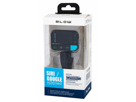 BLOW FM Oddajnik 74-165, Bluetooth 5.0 + polnilec Quick Charge 3.0, MicroSD + prostoročno telefoniranje