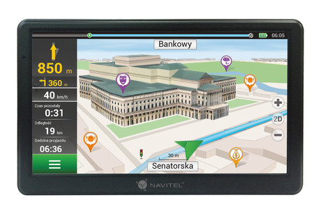 GPS navigacija NAVITEL E700 , 7'' touch, MicroSD, + karte celotne Evrope (lifetime update)