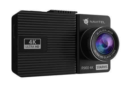 NAVITEL R900 4K avto kamera, 4K Ultra HD, SONY senzor, Night Vision, G-senzor, aplikacija, črna
