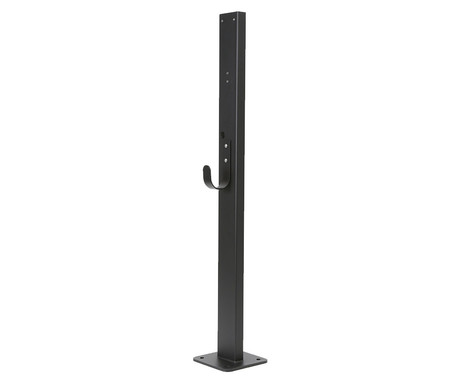 Platinet PEVSTAND stojalo za EV polnilno postajo, univerzalno + kompatibilnost s PWB11KWS / PWBS11KW, držalo za kabel, vodoodpornost, pocinkano jeklo, 120x20x20cm, črno