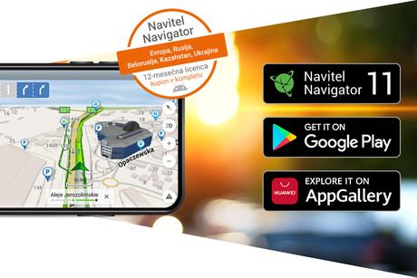 Avto kamera NAVITEL R66 2K, Super HD, Night Vision, 360° vrtljiva, 123° snemalni kot, G-senzor, aplikacija