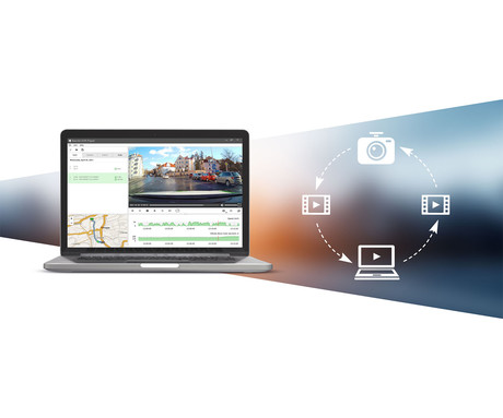 NAVITEL RS87 GPS avto kamera, 3.7", 2.7K Super HD, 150° snemalni kot, G-senzor, GPS, WiFi, SONY STARVIS, aplikacija, darilni bon, črna, srebrna