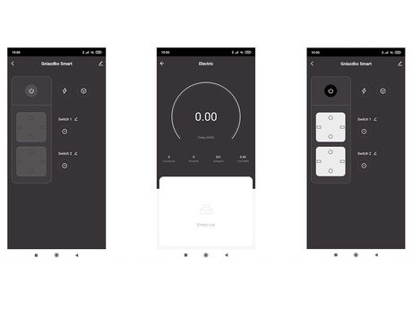 BLOW dvojna pametna WiFi električna vtičnica, 3600W, 16A, aplikacija, Android + iOS, bela