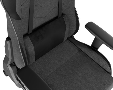 GENESIS NITRO 550 G2 gaming / pisarniški stol, ergonomski, nastavljiva višina / naklon, zibanje, 2x blazina, kolesa CareGLide™, siv