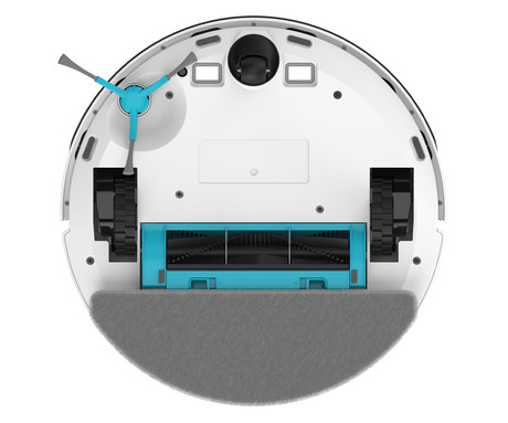 Mamibot EXVAC900S robotski sesalnik s postajo, 3v1 hibrid (sesanje, pometanje, pomivanje), 4000Pa, LDS 5.0 navigacija, WiFi, aplikacija, 2v1 CRAFT Y postaja, bel