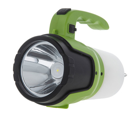 CAMPING večfunkcijska ročna LED svetilka, 450 lumnov, 3 načini svetenja, 1200mAh polnilna baterija, IP55 vodoodpornost, microUSB, ročaj, obešalo