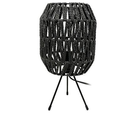PLATINET PTL7027 CAPRI namizna svetilka, ratan, kovina, max 25W, 305x160mm, črna, rjava