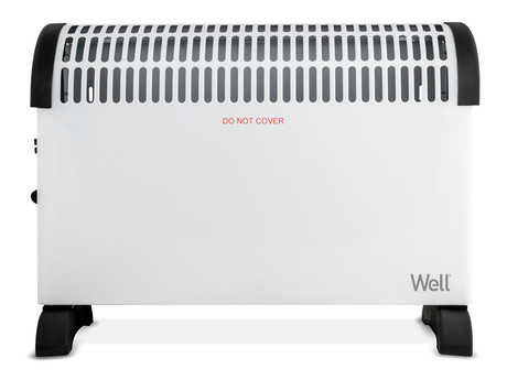 WELL CNV02 električni konvekcijski grelnik / radiator, moč 2000 W, 3 stopnje gretja, termostat, bel