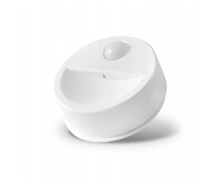 FLC-01 LED svetilka, PIR senzor gibanja, nočna, garderobna, 50 LM, 4000K, baterijsko delovanje, 4,5V, ABS, bela