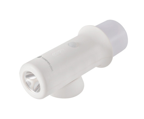 FLC-03 LED svetilka, PIR senzor gibanja, nočna, garderobna, 50 LM, 4500K, kontrolni gumbi, baterijsko delovanje, 5V, ABS, bela