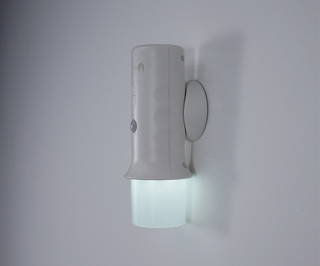 FLC-03 LED svetilka, PIR senzor gibanja, nočna, garderobna, 50 LM, 4500K, kontrolni gumbi, baterijsko delovanje, 5V, ABS, bela