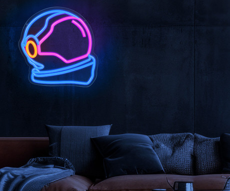 FOREVER Astronaut NEON LED luč, dekorativna, prilagodljiva svetlost, napajanje na USB, stikalo za vklop / izklop, 400x375mm, modra, roza, oranžna