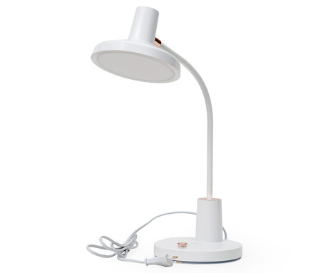 PDL089 namizna LED svetilka, upogljiva, 780 lumnov, 10W, 175cm kabel, IP20, bela