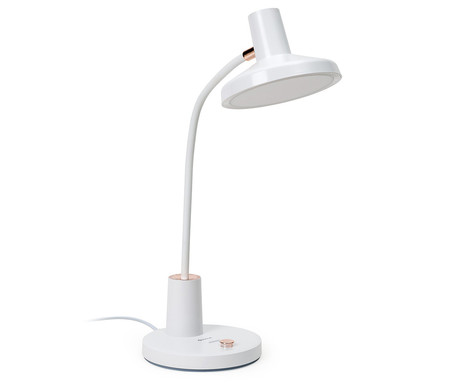 PDL089 namizna LED svetilka, upogljiva, 780 lumnov, 10W, 175cm kabel, IP20, bela