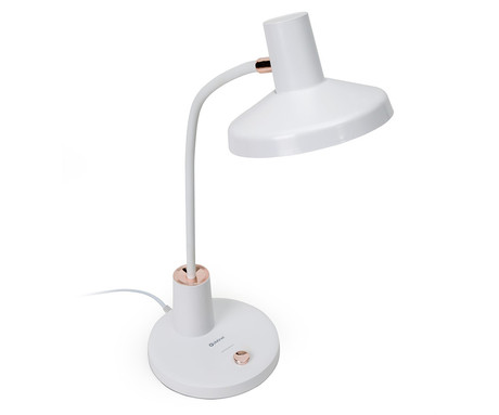 PDL089 namizna LED svetilka, upogljiva, 780 lumnov, 10W, 175cm kabel, IP20, bela