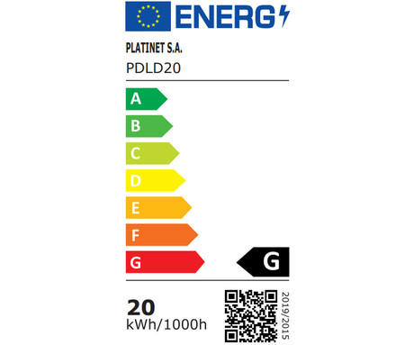 PLATINET PDLD20 namizna LED svetilka